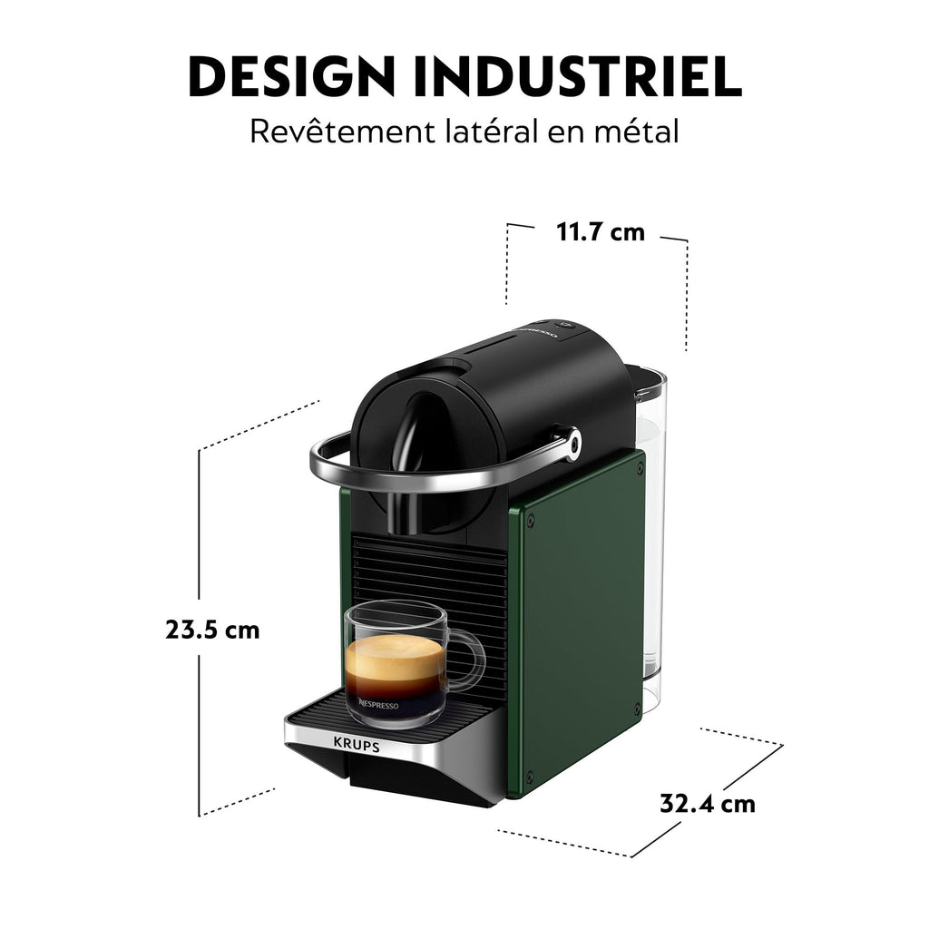 Machine à expresso Pixie YY5291FD coloris vert foncé – vue 4
