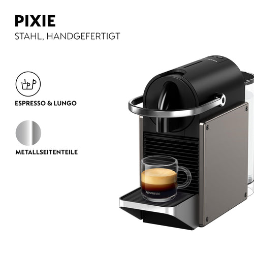 Machine à expresso Pixie Titan XN306TK finition métal – vue 2