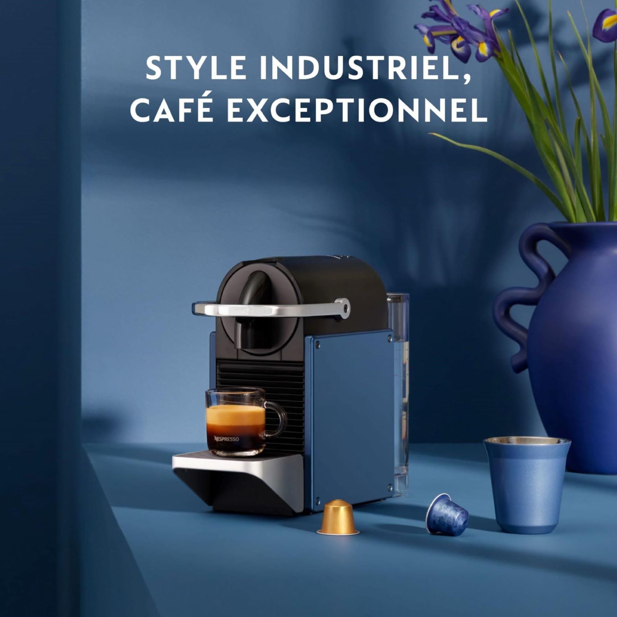 Machine à expresso Pixie EN127.BL coloris bleu – vue 5