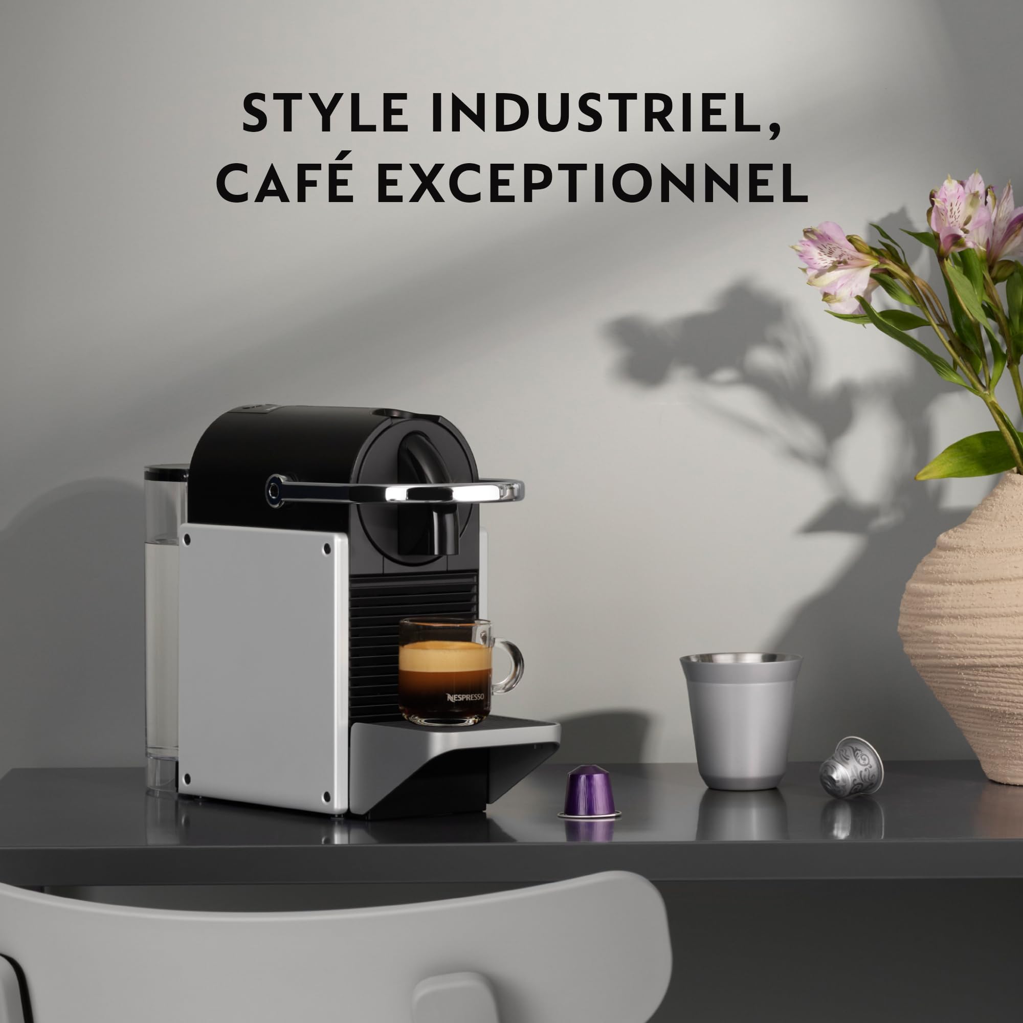 Machine à expresso Pixie EN127.S coloris argent – vue 4